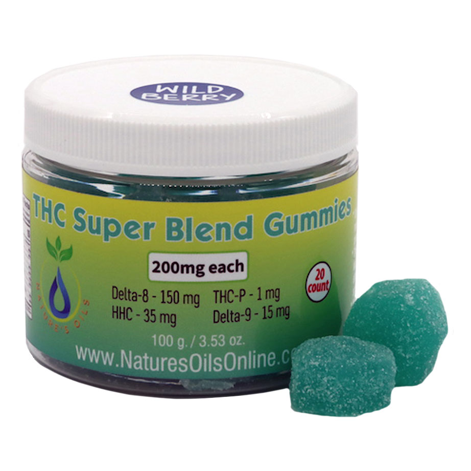 THC Super Blend Gummies 200mg each