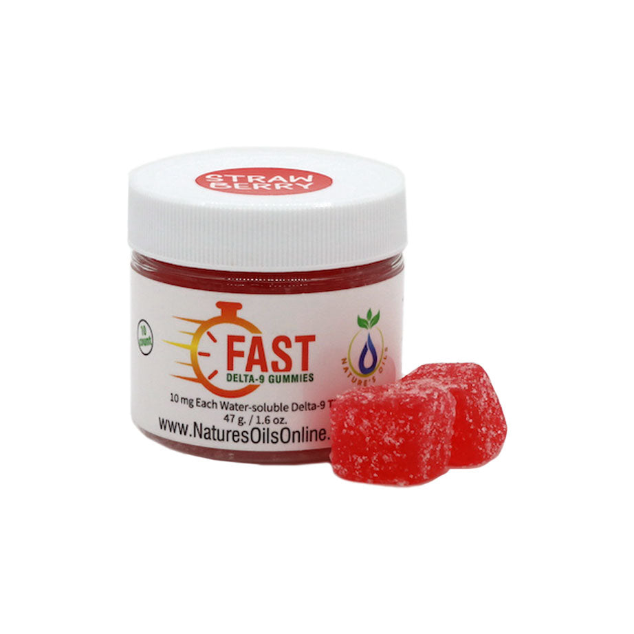 Fast Delta-9 THC Gummies 10mg  10-count