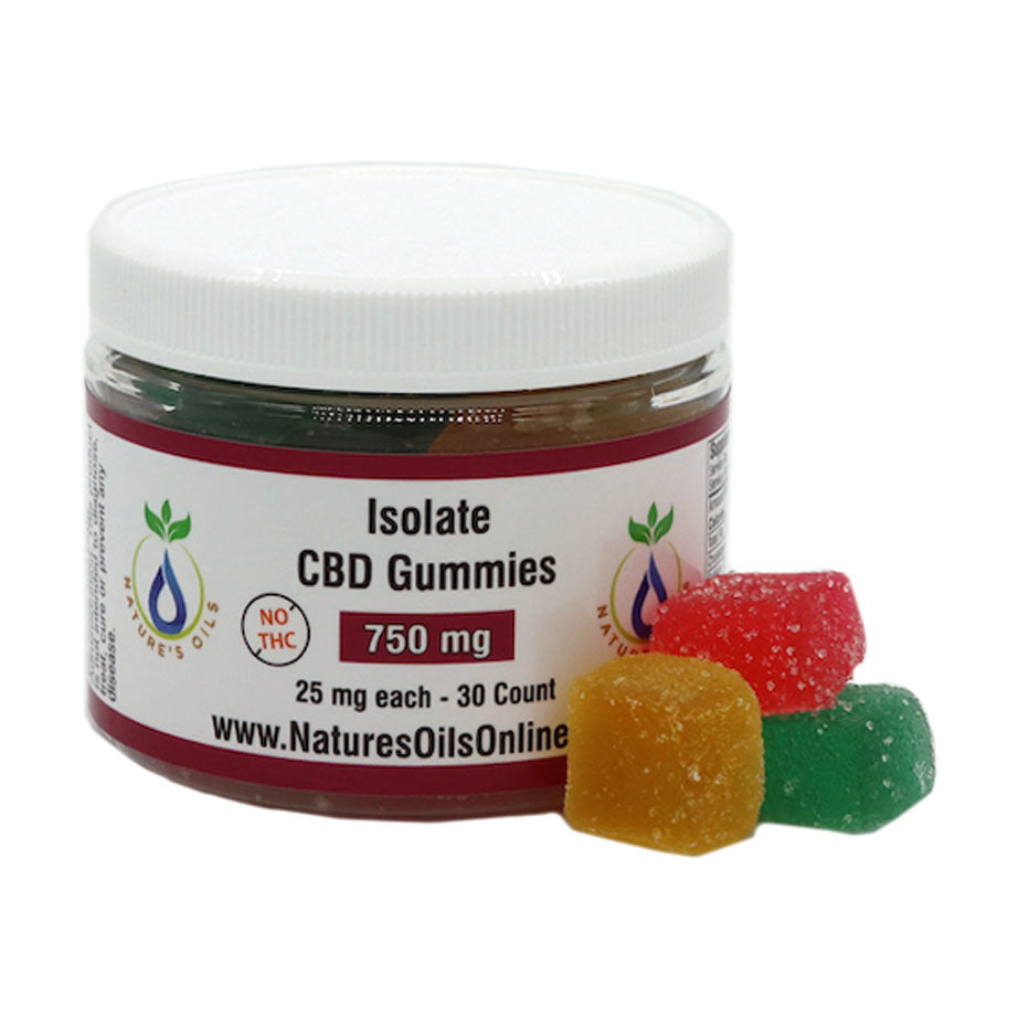 Isolate CBD Gummies 25mg each 30 count