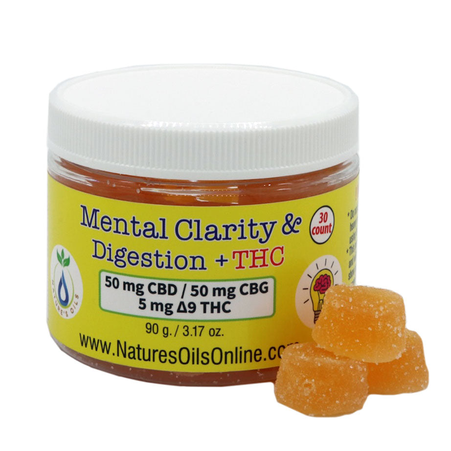 Mental Clarity & Digestion Gummies + THC