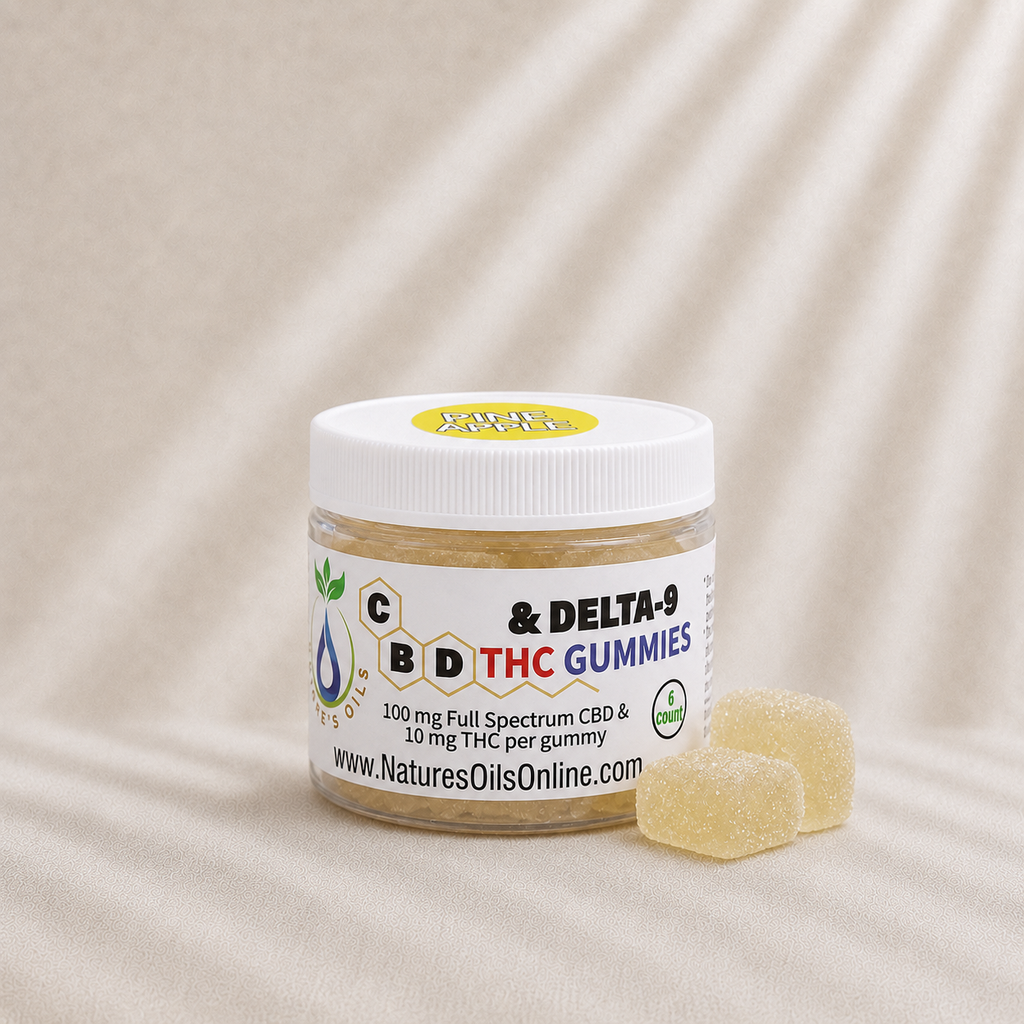 CBD & Delta-9 THC Gummies 6cnt Forney Texas - Nature's Oils
