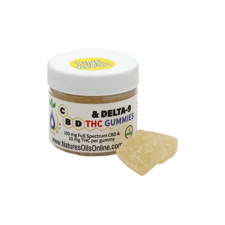 CBD & Delta-9 THC Pineapple Gummies 6-count