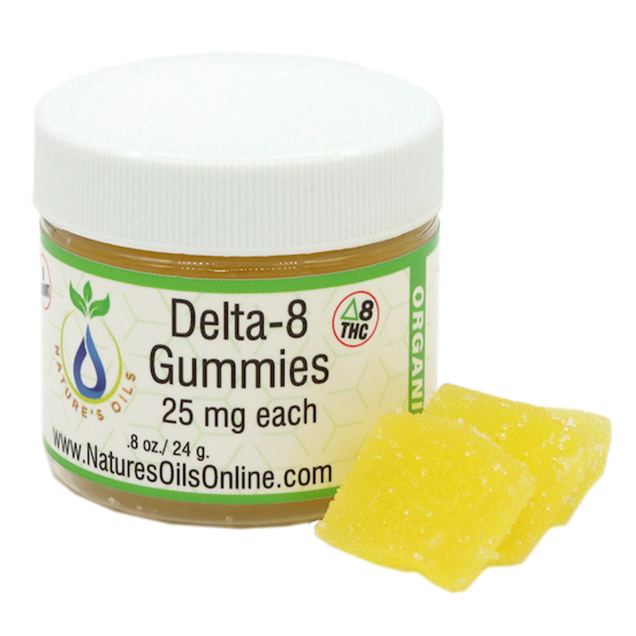 Delta-8 THC Gummies 25mg each  8-count