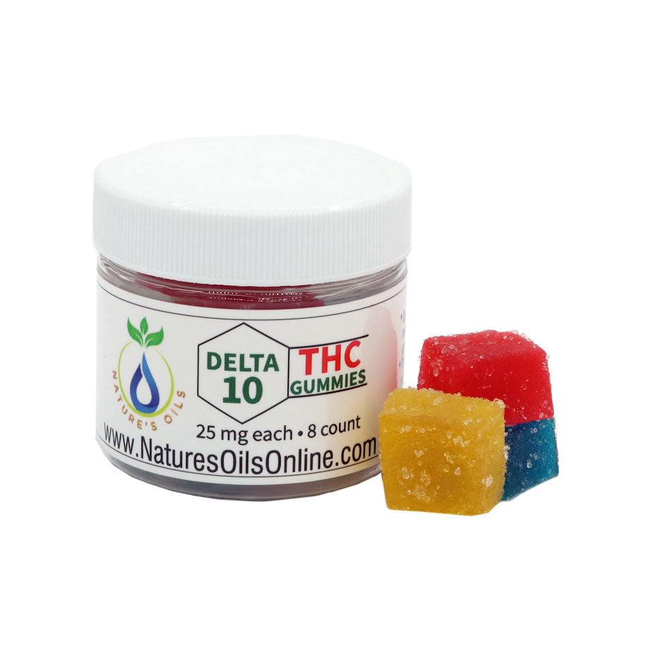 Delta-10 THC Gummies 25mg  8-count