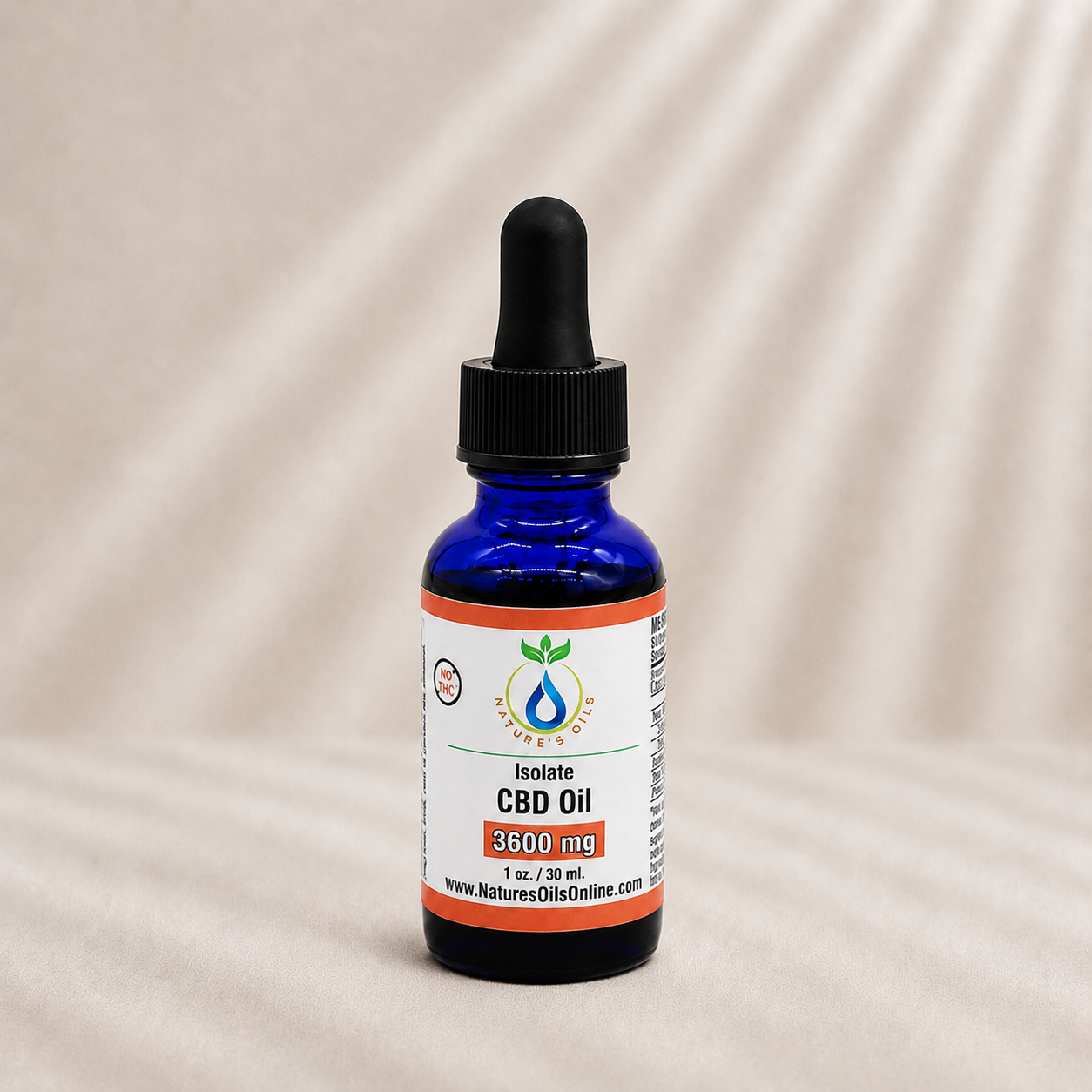 Isolate CBD Oil 3600mg | Nature's Oils