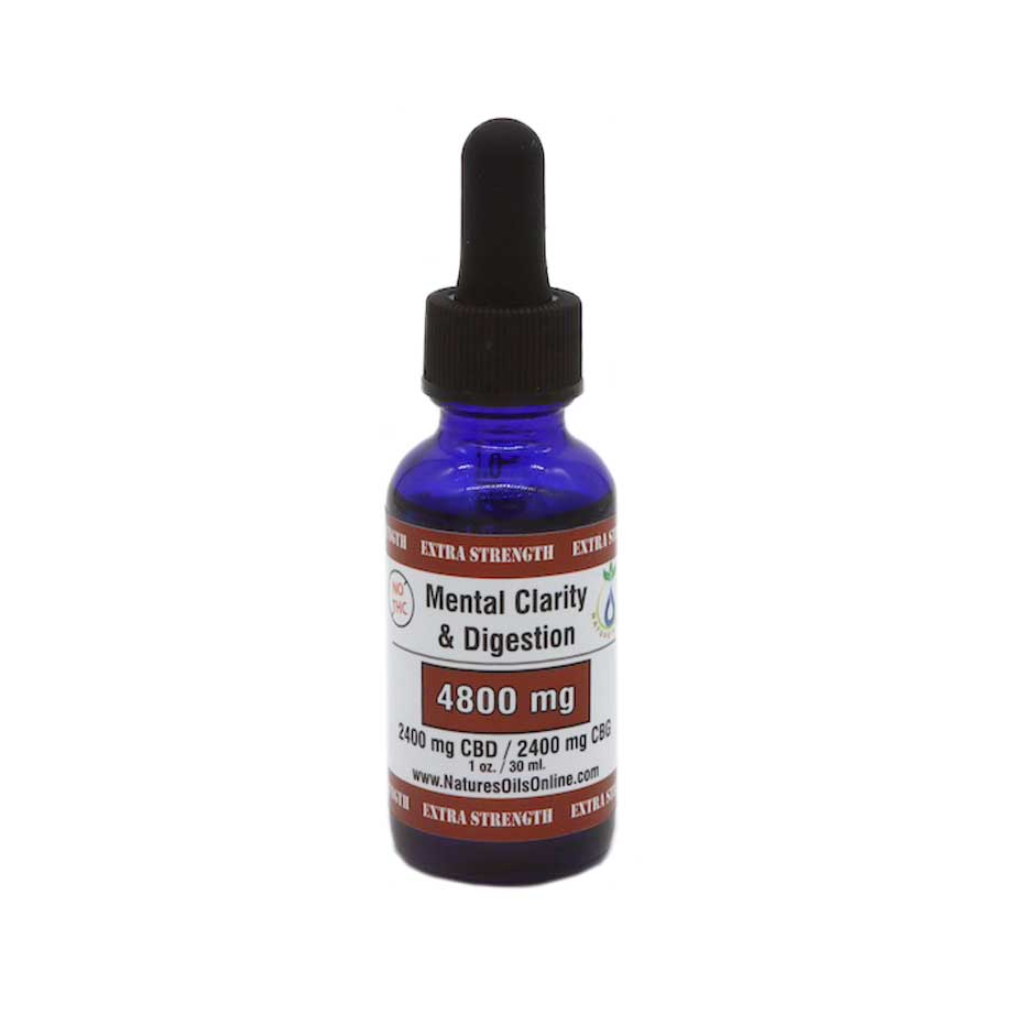 Mental Clarity & Digestion 4800mg  CBD/CBG Tincture