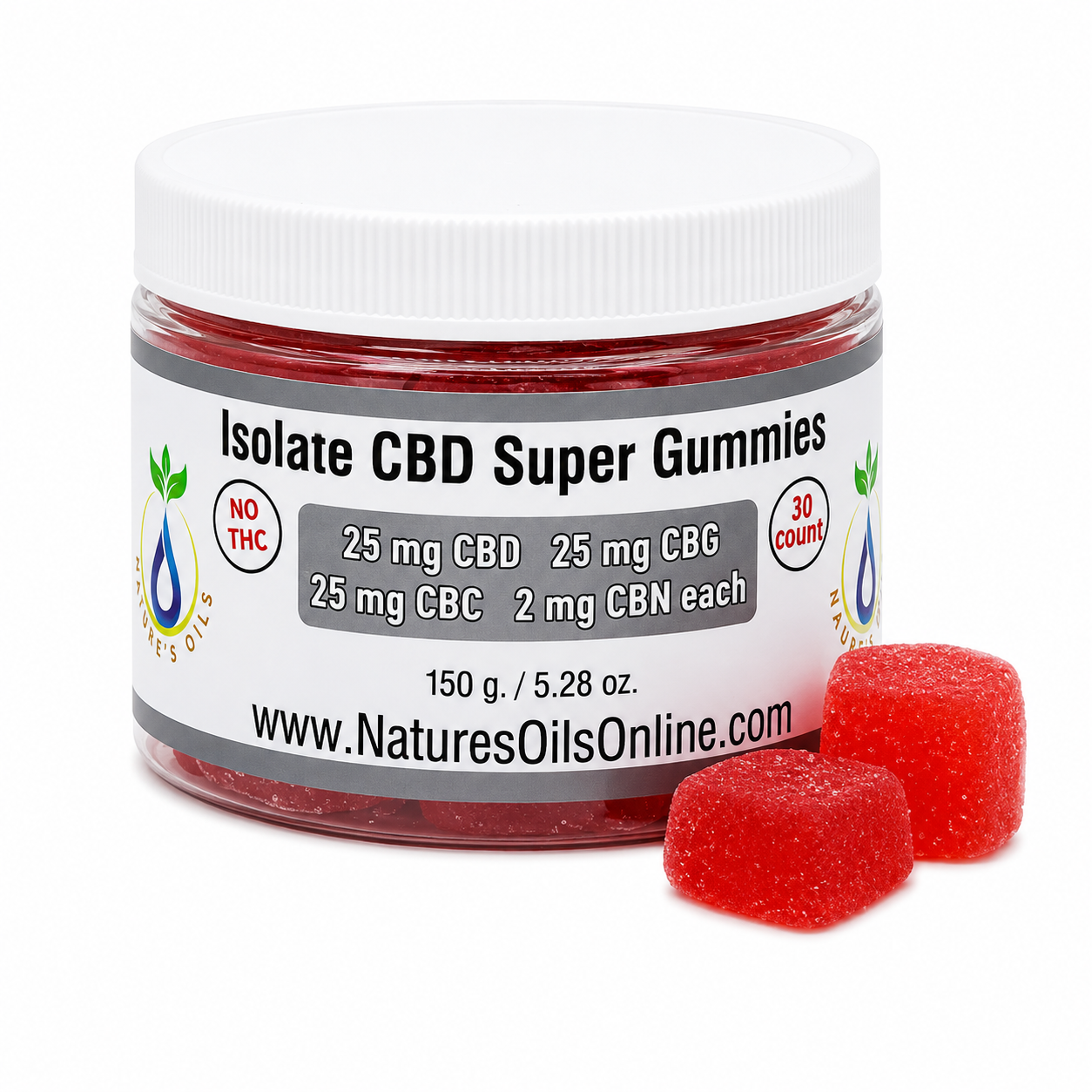 Isolate CBD Super Gummy 30ct | Nature's Oils