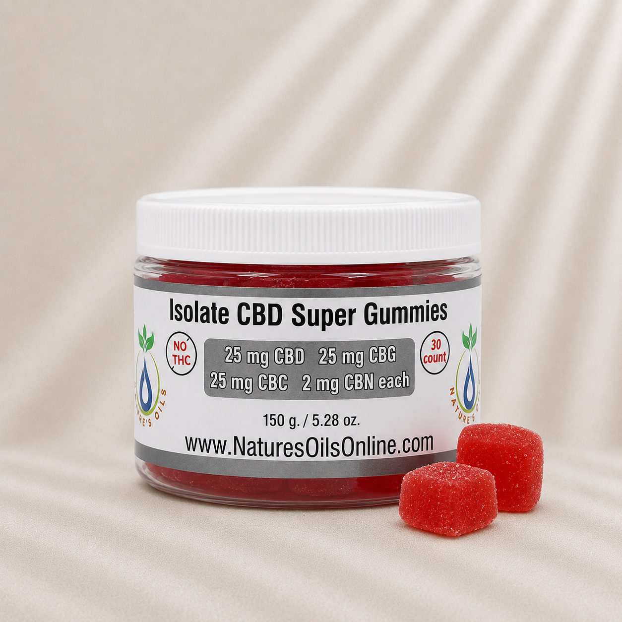 Isolate CBD Super Gummy 30ct | Nature's Oils