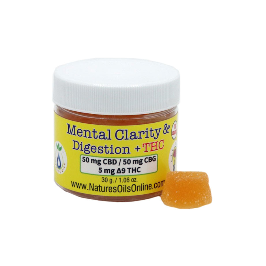 Mental Clarity & Digestion Gummies + THC