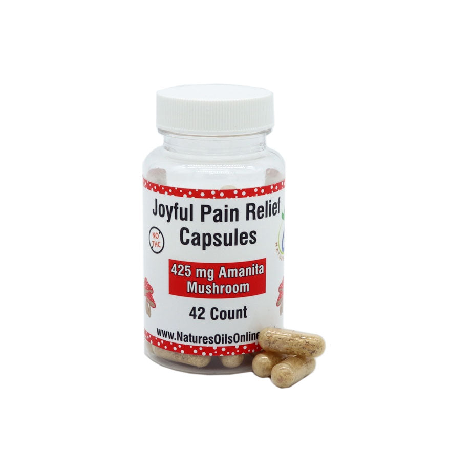 Joyful * Pain Relief Amanita Muscaria Mushroom capsules 42-count