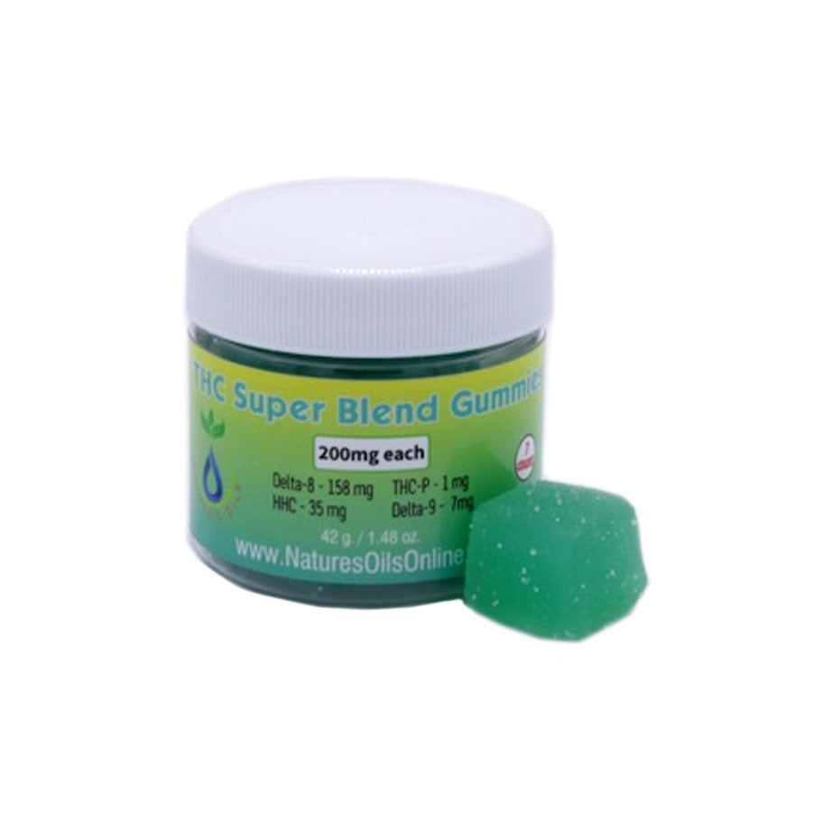 THC Super Blend Gummies 200mg each - 7count