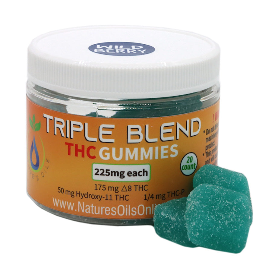 Triple Blend 225mg THC gummie 20-ct