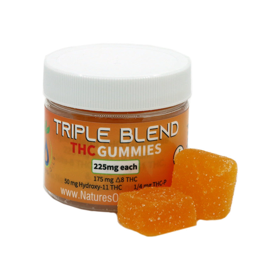 Triple Blend 225mg THC gummie 5-ct