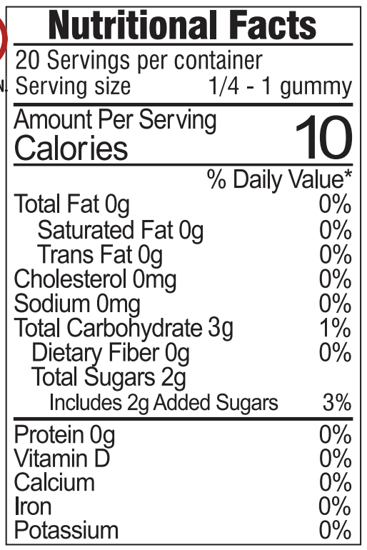 CBD & Delta-9 THC Pineapple Gummies 20-count