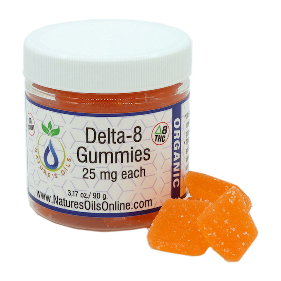 Delta-8 25mg 30cnt THC Gummies Forney Texas - Nature's Oils | Nature's Oils