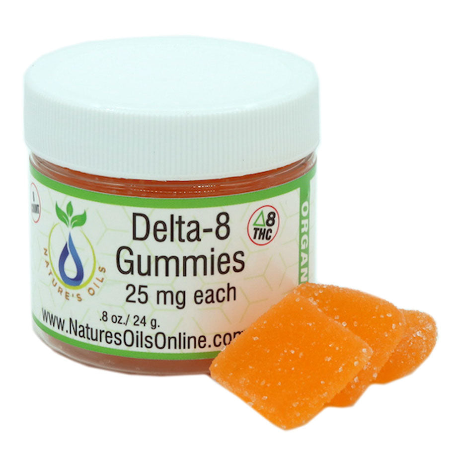 Delta-8 THC Gummies 25mg each  8-count