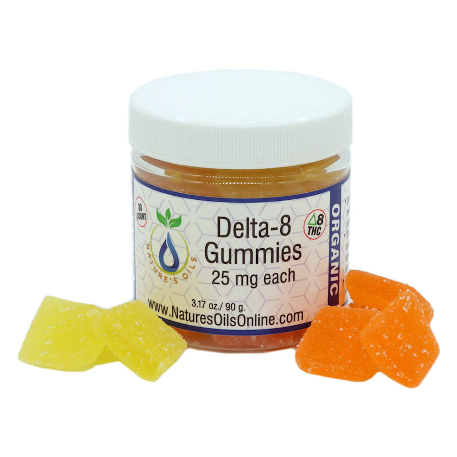 Delta-8 THC Gummies 25mg each  30-count