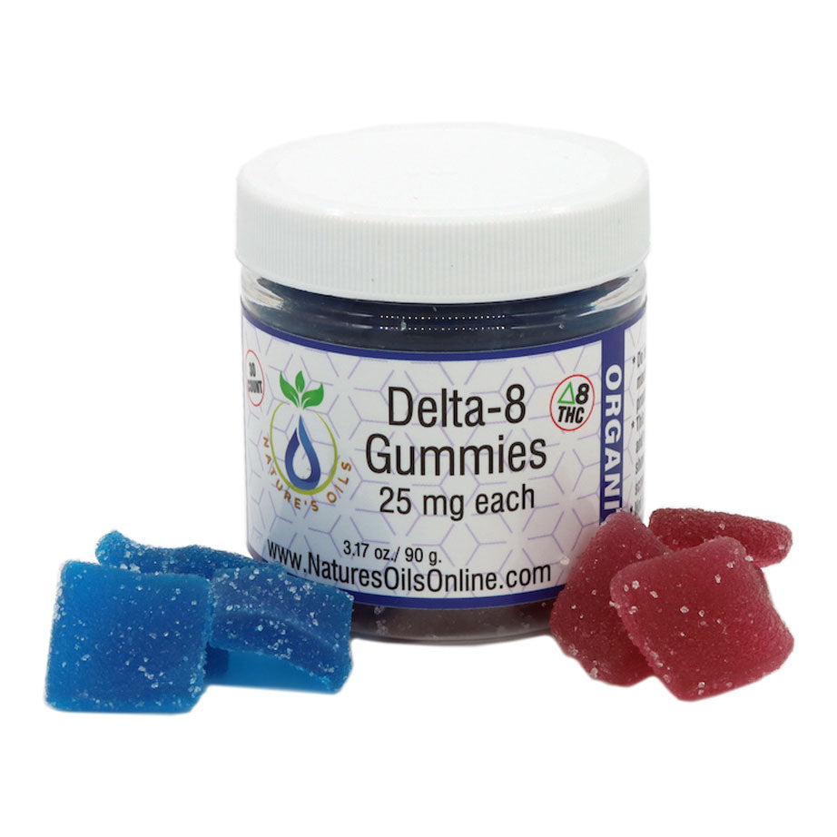 Delta-8 THC Gummies 25mg each  30-count