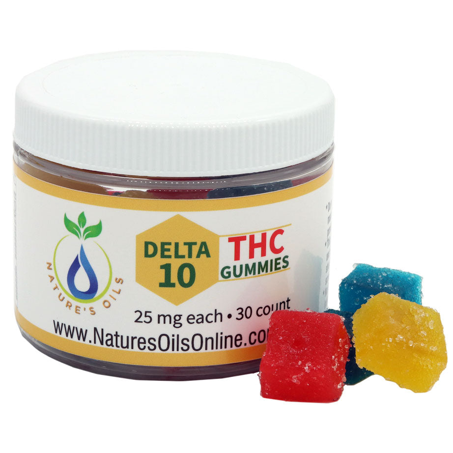 Delta-10 THC Gummies 25mg  30-count