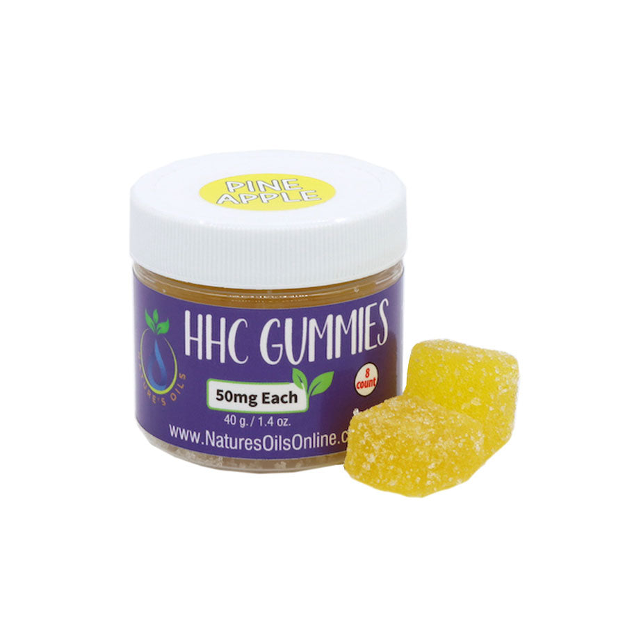 HHC 50mg Gummies 8-count Pineapple