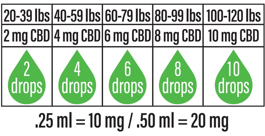 Large Pet Isolate CBD Oil 1200mg